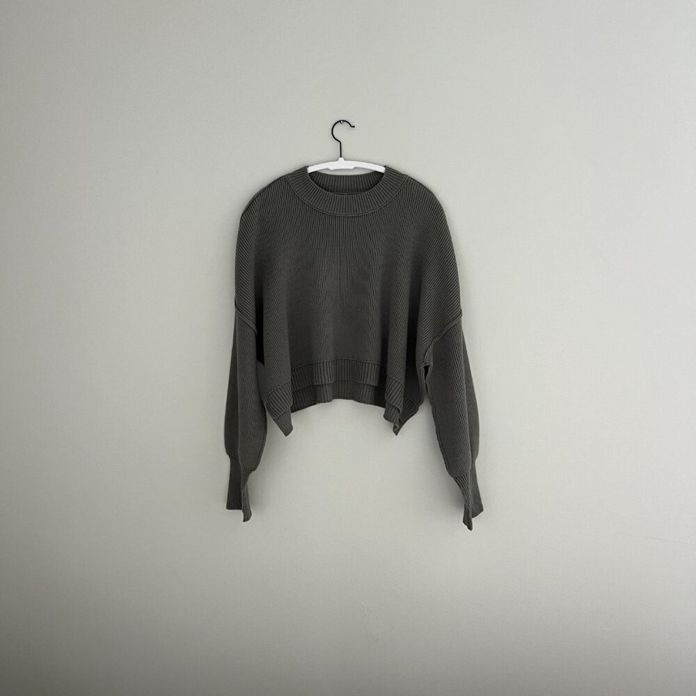 Free People Easy Street Crop Pullover